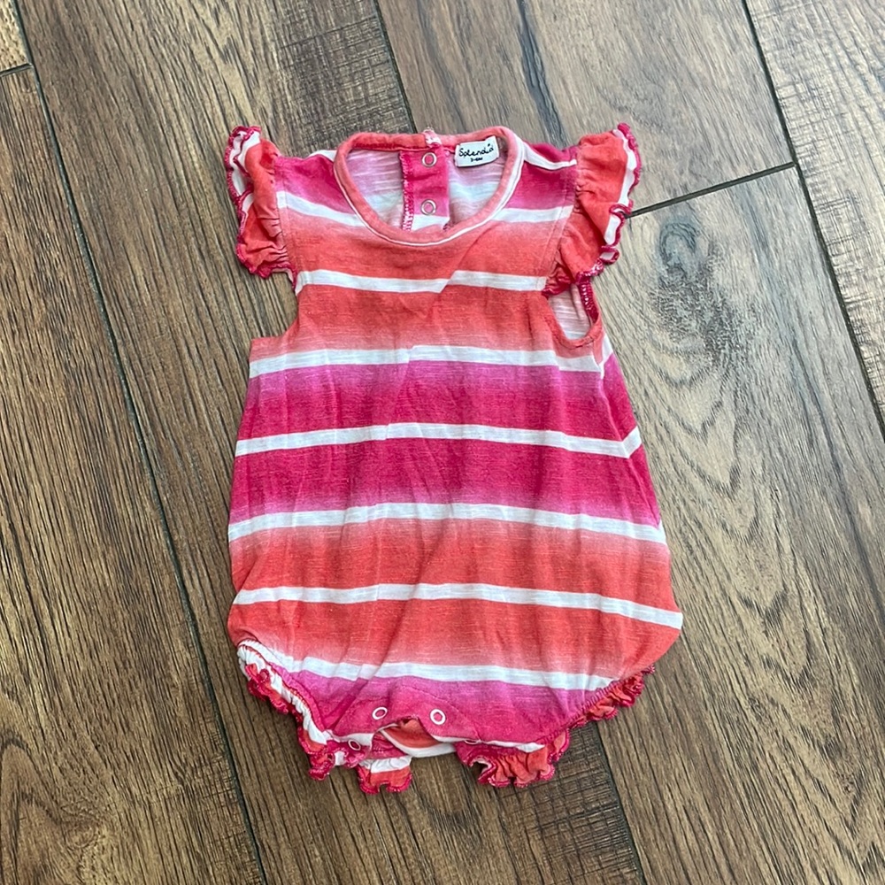 Splendid Ruffle Romper 3-6 Months